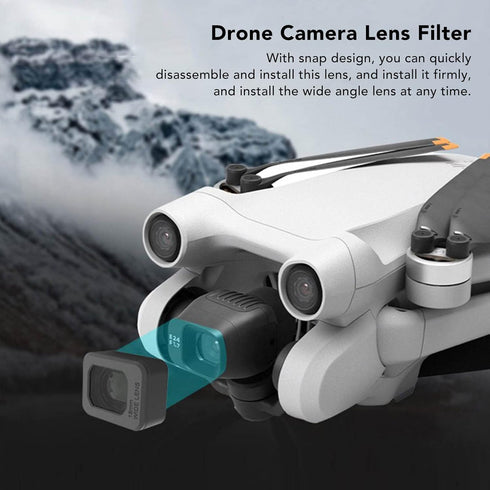 Fydun External Wide Angle Lens Filter Cinema Scope Shooting Wide Screen Lens for Mini 3 Pro Drone Accessories...