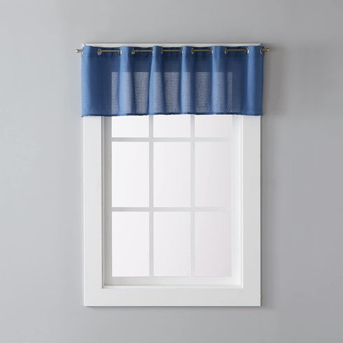 SKL Home Trio Valance, 57 inches x 13 inches, Denim Blue...