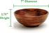 Lipper International Cherry Finished Footed Serving Bowl for Fruits or Salads, Small, 7" Diameter x 2.75" Height, Single Bowl...