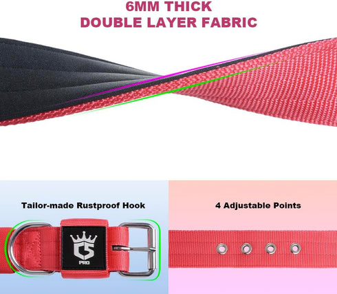 TSPRO Tactical Dog Collar 1.5 inch Wide Dog Collar Military Grade Strong Dog Collar Thick Dog Collar Heavy Duty Metal Buckle Dog Collar Fit 20.5-2...