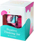 Only Good Vibes Positive Thinking Jar tracks your challenges and goals, gives positive boost and motivates you, your friends and others that you c...
