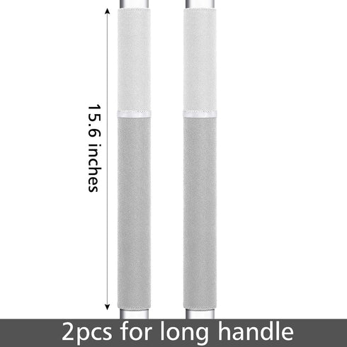 MRKG Refrigerator Door Handle Covers, Keep Your Kitchen Appliance Clean from Smudges, Drips, Food Stains, Oil, Washable Without Fading or Cracking (Gray, 2pcs)