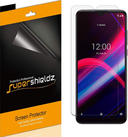 Supershieldz (6 Pack) Designed for T-Mobile (Revvl 4 Plus) Screen Protector, High Definition Clear Shield (PET)...