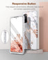 SURITCH Phone Case for Samsung Galaxy S20 FE, Front Cover Built-in Screen Protector Full-Body Protection Shockproof Rugged Silicone TPU Bumper Pro...