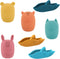 7pcs Baby Bath Toys, Cute Colorful Bathtub Water Toys Silicone Bath Toys for Boys Girls Kids Silicone Animal Bath Toys Squeeze Spray Bath Toys Bat...