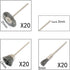 60PC Steel Wire Wheel Brushes Set Polishing Wheel Full Kit Accessories for Rotary Tools and Deburring Removing Rust Dust-1/8 Inch Shank...