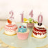 1st Birthday Candle First Year Pink Happy Birthday Number One Candles for Cake Topper Decoration for Party Kids Adults Numeral 1 10 100 11 21 16 1...