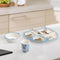 Kids Feeding Set 5 Pcs, Tableware Set for Toddlers Includes Plate Bowl Cup Fork and Spoon Utensil Flatware, Kids Flatware Set Dishwasher Safe, BPA...