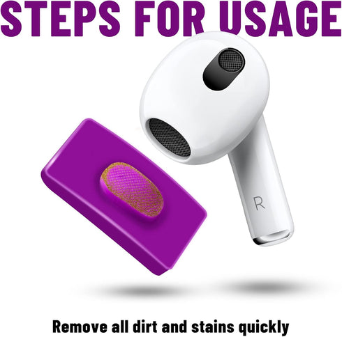 Earbud Cleaning Putty, Cleaner Kit for Airpod, Cleaning Kit Compatible with Airpods iPhone, fits Earbud Phone Ear Wax Dirt, Cleaner Putty with Mic...