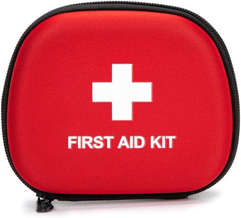 First Aid Hard Case Empty, First Aid Hard Case First Aid EVA Hard Red Medical Bag for Home Health First Emergency Responder Camping Outdoors (5x4x...