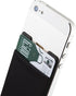 Sinjimoru Basic Cell Phone Wallet Stick on, Card Holder for Back of Phone Working as Adhesive Stretchy iPhone Wallet. Sinji Pouch Basic 2 Black......