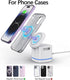 3 in 1 Wireless Charging Dock Suitable for Apple iPhone 15/14/13/12/11/Xs/ProMax Magnetic Wireless Charger Compatible with Apple iWatch Series Air...