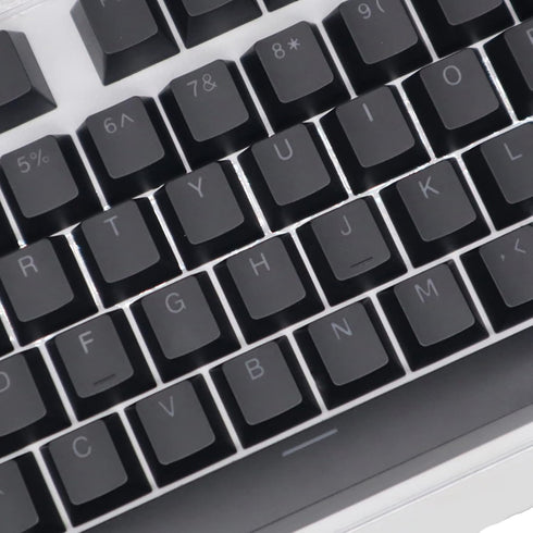 PBT Keycaps, 108 Keys P9 Mechanical Keyboard Key Backlit Key Character Translucent Key DIY Keycaps,for 61/64/87/104/108 Key Mechanical Keyboards(B...