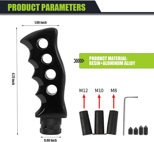 1 PC Car Shift Knob, Knife-Shaped Gear Lever, Metal Shifting Head, Shift Knob Replacement, Automotive Interior Parts, Universal for Most Manual Tr...