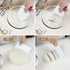Bench Scraper Dough Scraper for Baking, 4 PCs BPA Free PP Plastic Flexible Dough Cutter, Food-Safe Plastic Bread Making Tools Cake Dough Fondant I...