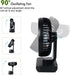 Portable Air Conditioners Fan, 4 Speeds Quiet Portable Air Cooling Fan, Strong Airflow, Manual Tilt Adjustment, Portable Swamp Cooler Fan for Indo...