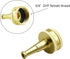 Garden Hose Nozzle, Jet Nozzle High Pressure, Hose Sprayer Water Sprayer, with Garden Water Hose Shut Off Valve, Heavy Duty Brass Hose Nozzle 3/4"...