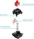 Cherry MX Switch Tester Mechanical Keyboards 9-Key Switch Testing Tool, with Keycap Puller and O Rings...