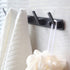 5 Hooks Matte Black Wall Bathroom Towel Hooks Mount Heavy Duty Shower Wall Coat Rack Hooks Decorative Bath Hooks for Hangin,Hats Hook Kitchen Towe...