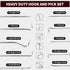10pcs Pick and Hook Set, Precision Automotive Pick Set, Pick Tool Set Car Auto Oil Seal/O-Ring Seal Gasket Mini Precision Hooks Puller Remover Hoo...