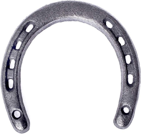 GGTYHAO Cast Iron Horseshoe?for Good Lucky, Durable Cast Iron Medium Horseshoe 5 Holes On Each Side for Wall Hung...