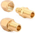 Air Hose Repair Kit, 4 Pack 3/8-Inch Solid Brass Reusable Hose Splicer Repair Kit (3/8 Inch 4 Pcs)...