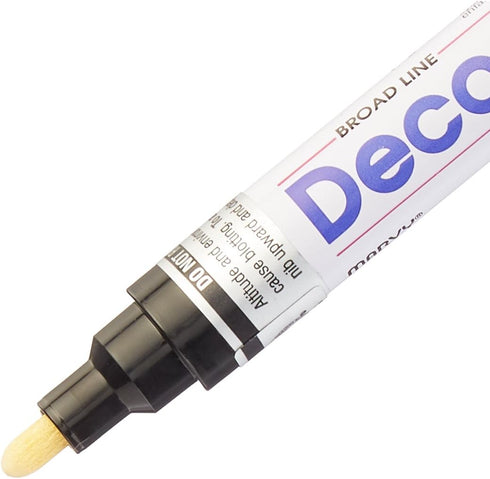 UCHIDA 300-C-1 Marvy Deco Color Broad Point Paint Marker, Black 7.25 x 1.88 x 0.5...