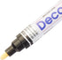 UCHIDA 300-C-1 Marvy Deco Color Broad Point Paint Marker, Black 7.25 x 1.88 x 0.5...