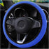 Elastic Stretch Steering Wheel Cover, Microfiber Breathable Ice Silk Auto Steering Wheel Cover, 15 Inch Anti-Slip, Warm in Winter and Cool in Summ...