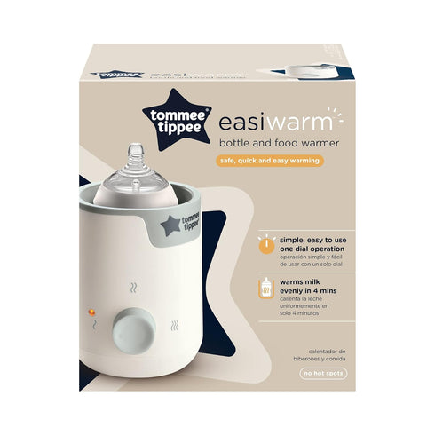 Tommee Tippee Easiwarm Bottle Warmer, Warms Baby Feeds to Body Temperature in Minutes, Automatic Timer, One-Dial Operation, White...