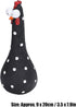 Chicken Statue Silly Chicken Decor Resin Statue Ornaments with Long Neck Handmade Unique Ornament for Home Garden Backyard Decoration(Black)...