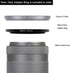 58-67(58mm Lens to 67mm Filter) Step-up Aerometal Camera Lens Filter Adapter Ring, Fire Rock Aviation Aluminum Alloy 58mm-67mm Step Up Ring for Fi...