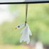 car Pendant car Swing Duck Creative Cute Rearview Mirror Pendant car Interior Decoration Small Roast Duck Pendant (25cm/9.8inch, White)...