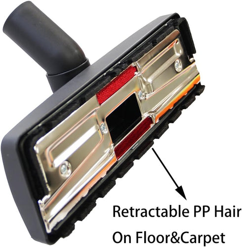 EZ SPARES 1 1/4 inch 32mm Universal Vacuum Cleaner Euro Floor Brush Head Brush Attachment For Floor and Carpet Combo Tool New Designed to Fit Hoov...
