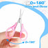 4Pcs Tiny Scissors, Stainless Steel Small Classroom Scissors With Protective Cover Crafting Scissors Suitable for Office Home and School...