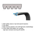 Ansoon 40111201 Dryer Drum Belt Compatible for Whirlpool Dryers Replaces 14218936, R0606549, 40051501 40051502 WP40111201VP