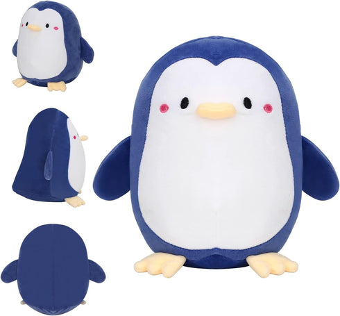 Penguin Plush Pillow, Soft Penguin Stuffed Animal Hugging Pillow Toy Gifts for Birthday, Valentine, Christmas, 9.8 Inch...