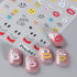 6 Sheets Nail Art Sticker Decals 5D Embossed Nail Art Supplies Self-Adhesive Nail Art Decoration Cartoon Monsters Black Cats Panda Design Manicure...