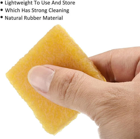 CTFRQC 3pcs Glue and Residue Eraser Rubber Cement Cleaner for Removing Adhesive and Residues from Paper Plastic and More, Yellow...
