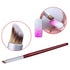 WOKOTO Nail Gradient Brush With Red Wooden Handle Nail Drawing Brush Uv Gel Design Builder Painting Pen...