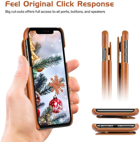 LOHASIC for iPhone 11 Pro Max Wallet Case, 5 Card Holder ProMax Phone Cover to Men Women, Premium PU Leather Credit Slot, Magnetic Clasp Kickstand...