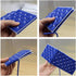 Btibpse 3D Cross Stitch Kits Simple Embroidery Tissue Box Needlecrafts for Beginners/Kids/Girls/Women (Cyan+Purple)......