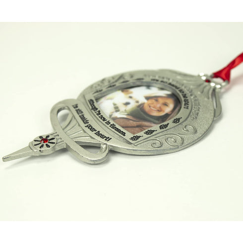 Memorial Photo Frame Ornament - Still Inside Your Heart, Christmas Memorial Ornaments, 1 1/5-Inch Photo, by Abbey & CA Gift...