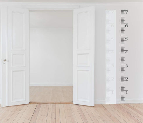 Onwon 7 Feet Growth Chart Stencil Measuring Kids Height Growth Chart Scale Stencils Reusable Ruler Template Painting on Wood...