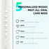 7AM2M Sonic Electric Toothbrush for Adults and Kids, with 6 Brush Heads, 5 Modes with 2 Minutes Build in Smart Timer, Roman Column Handle Design (...