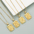 14K Gold Plated Monogram Initials, Alphabet Pendant Letter A to Z Necklaces for Women with Gift Box | Adjustable Chain, Minimalist, Tiny Dainty Al...