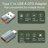 USB to USB C Adapter,USB C Female to USB Male Adapter OTG Converter for MacBook, Ipad, Desktop, Laptops, Projector, Chargers-2PCS...