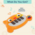 B. toys- B. baby- Mini Meowsic- Mini Toy Keyboard – Baby Piano – Songs, Sounds & Lights – Sensory Baby Toys – 6 Months +...