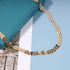 Boho Fishbone Necklace Choker Chain Gold Chevron Choker Necklace Minimalist Fish Bone Clavicle Necklace Arrow Chain Short Necklace Jewelry for Wom...