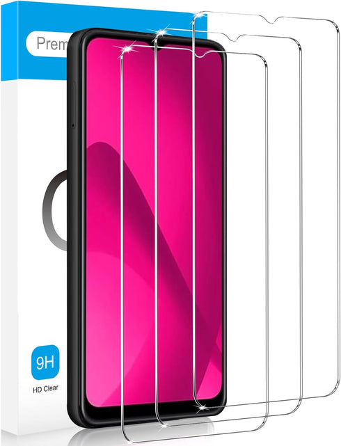 Fotbor 3 Pack for T-Mobile Revvl 7 5G Tempered Glass Screen Protector, Sensitive Touch Bubble Free, Shatterproof Durable Case Friendly...